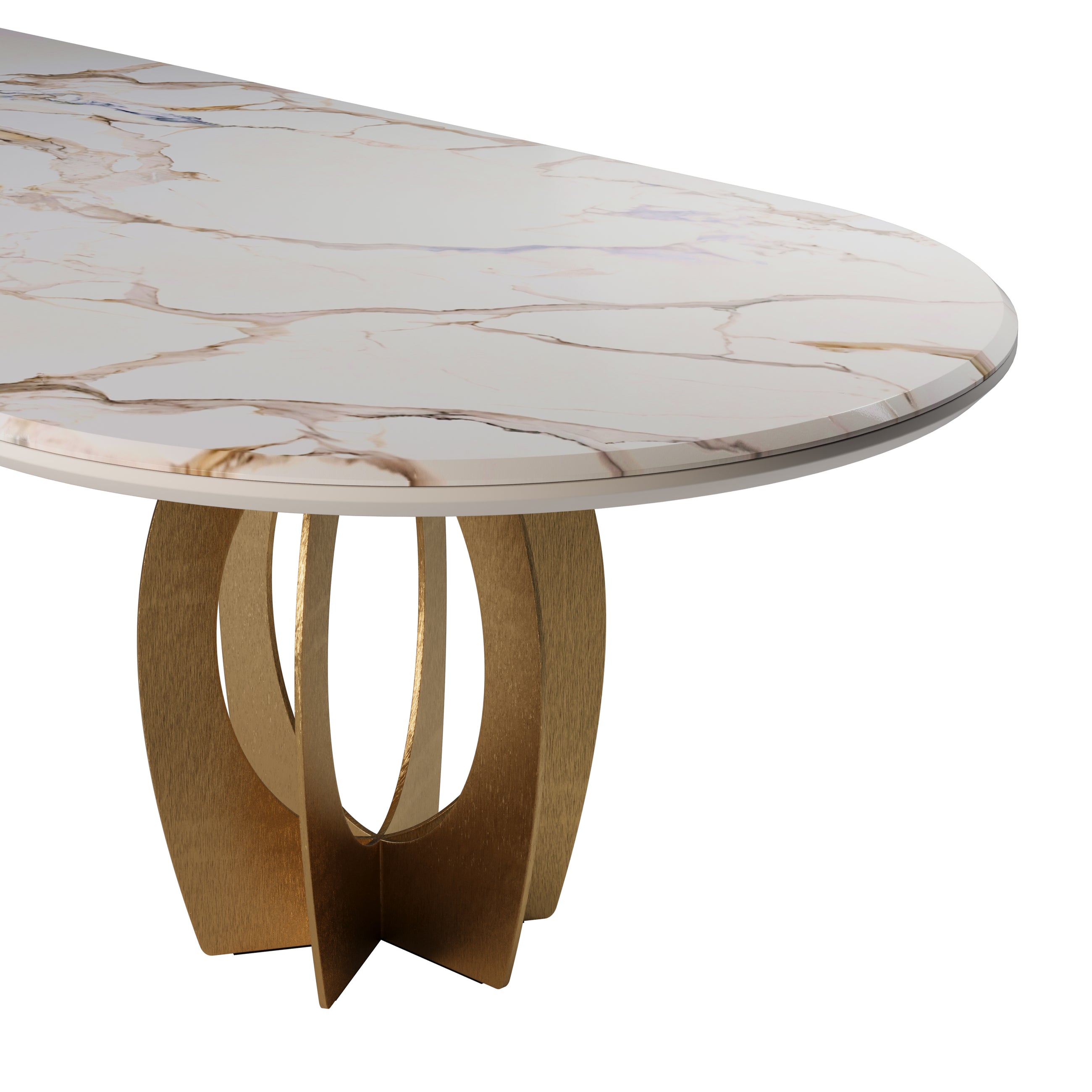 BOULDER OVAL DINING TABLE