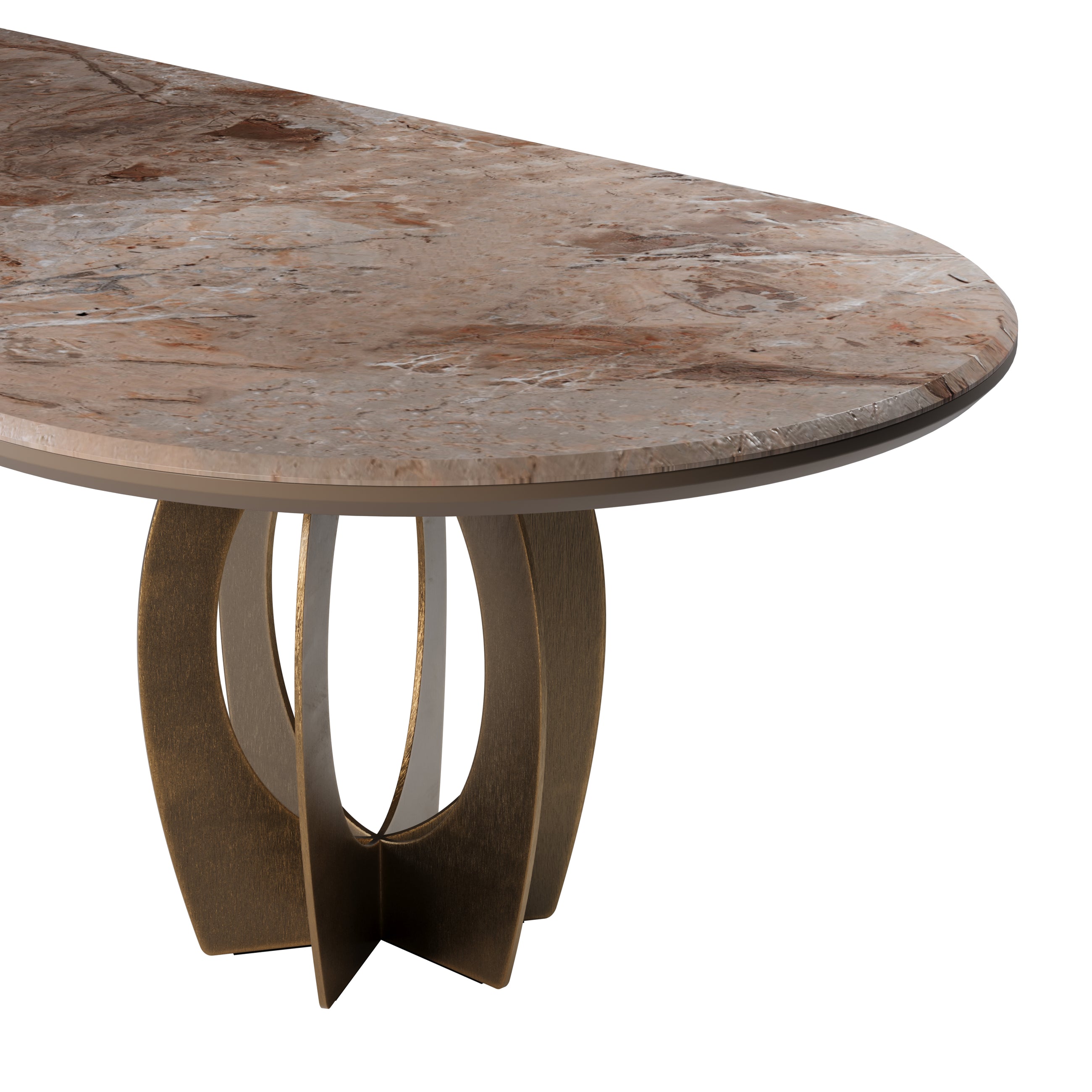 BOULDER OVAL DINING TABLE