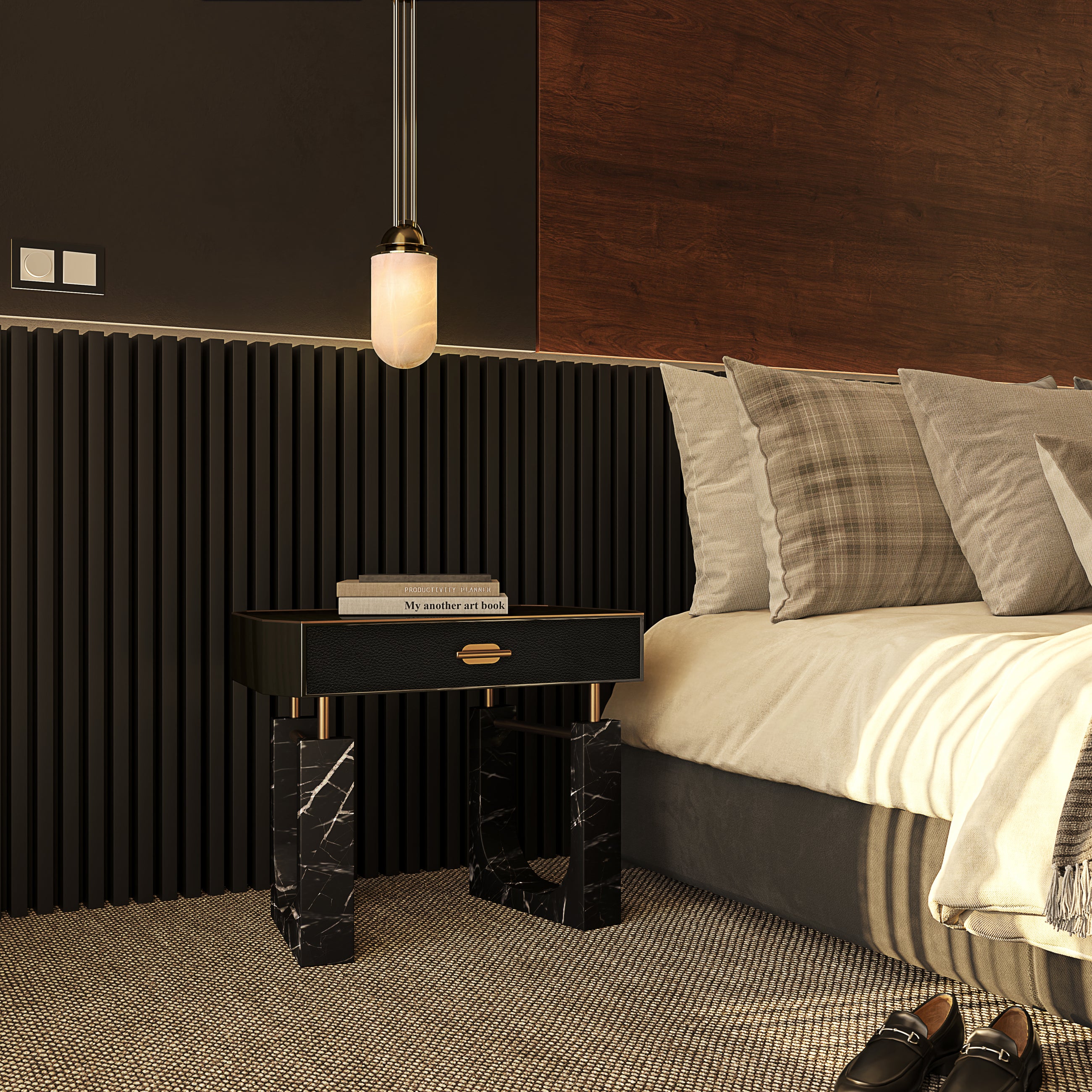 LINCOLN BEDSIDE TABLE