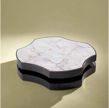 Mare coffee table with marble top- pink 