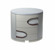 ETERNITY OVAL BEDSIDE TABLE