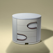 ETERNITY OVAL BEDSIDE TABLE