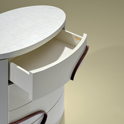 ETERNITY OVAL BEDSIDE TABLE