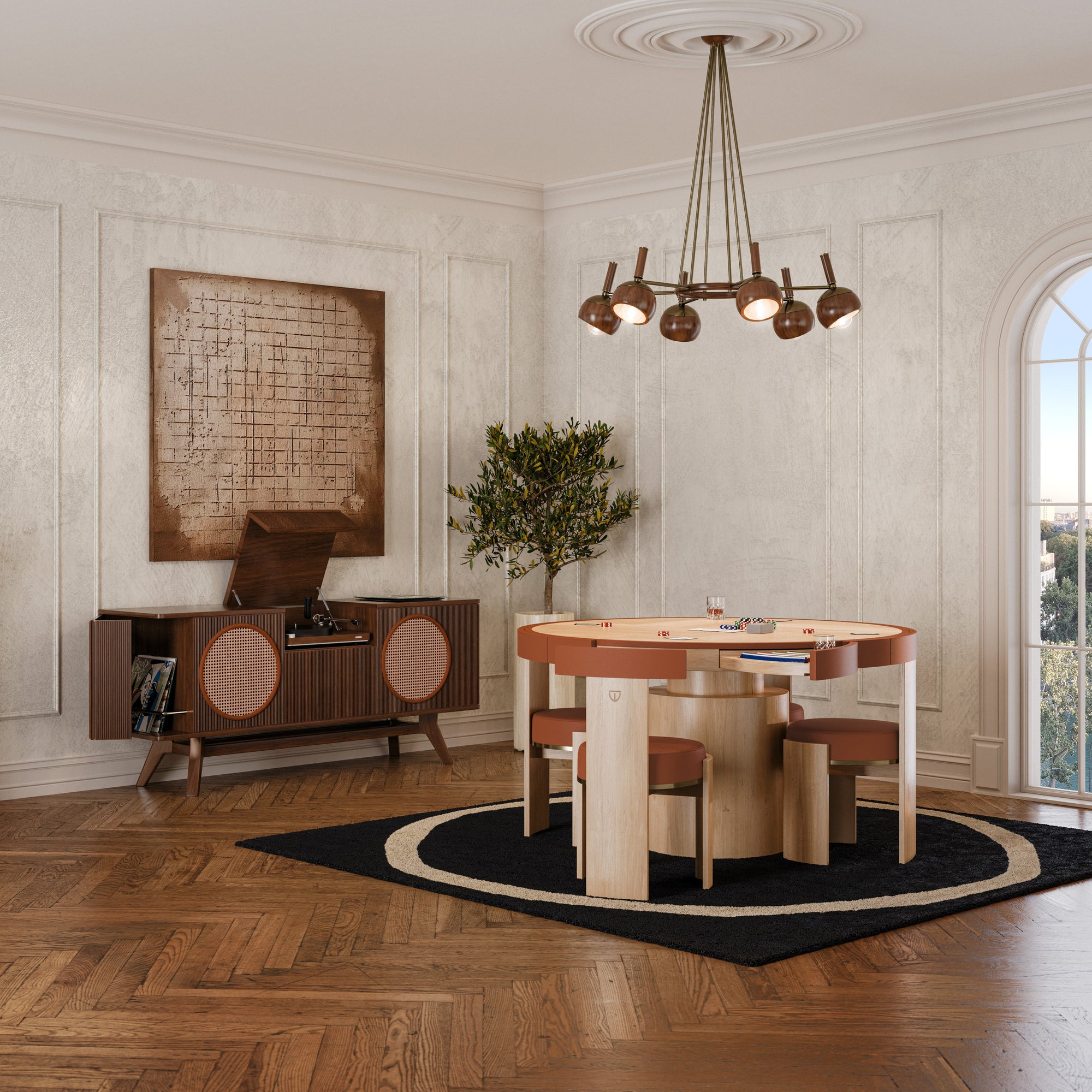 WELLESLY GAME TABLE SET