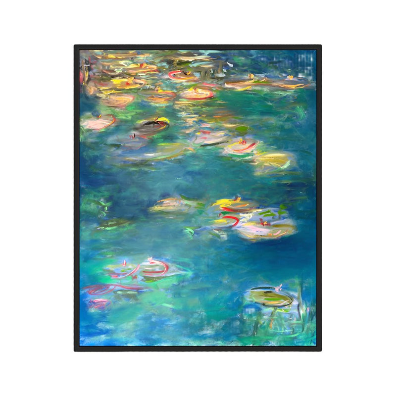 ABSTRACT WATERLILIES 18 - Art - Kim A - AIRE