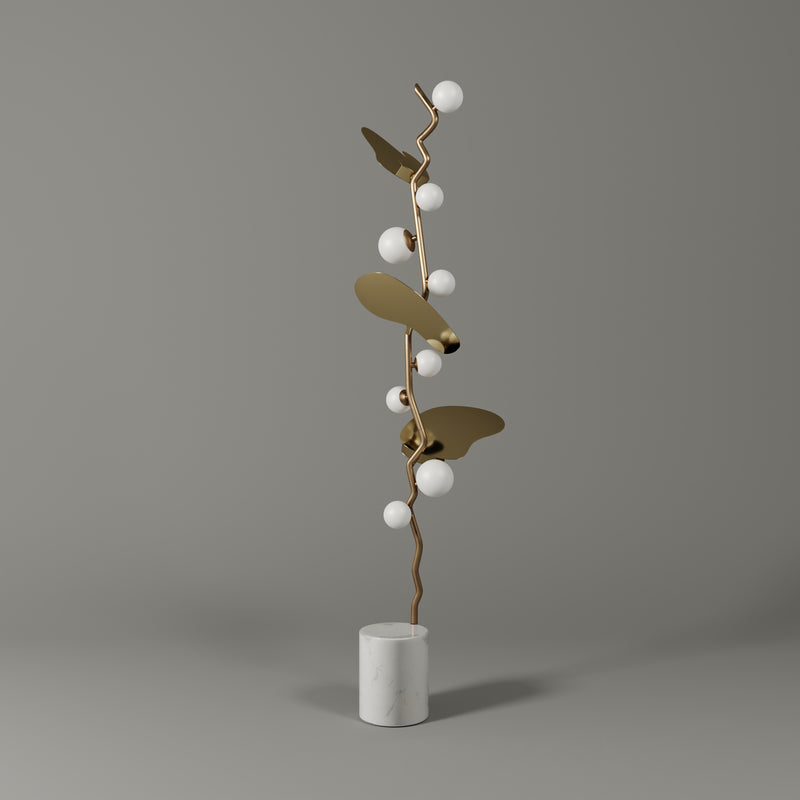 ALMOND FLOOR LAMP