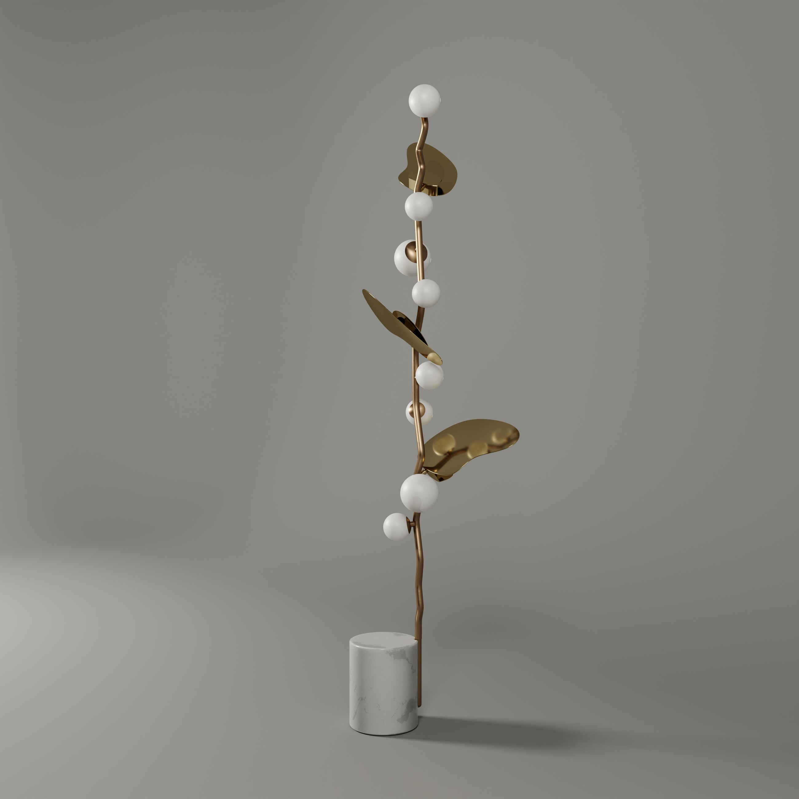 ALMOND FLOOR LAMP