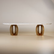 BOULDER OVAL DINING TABLE