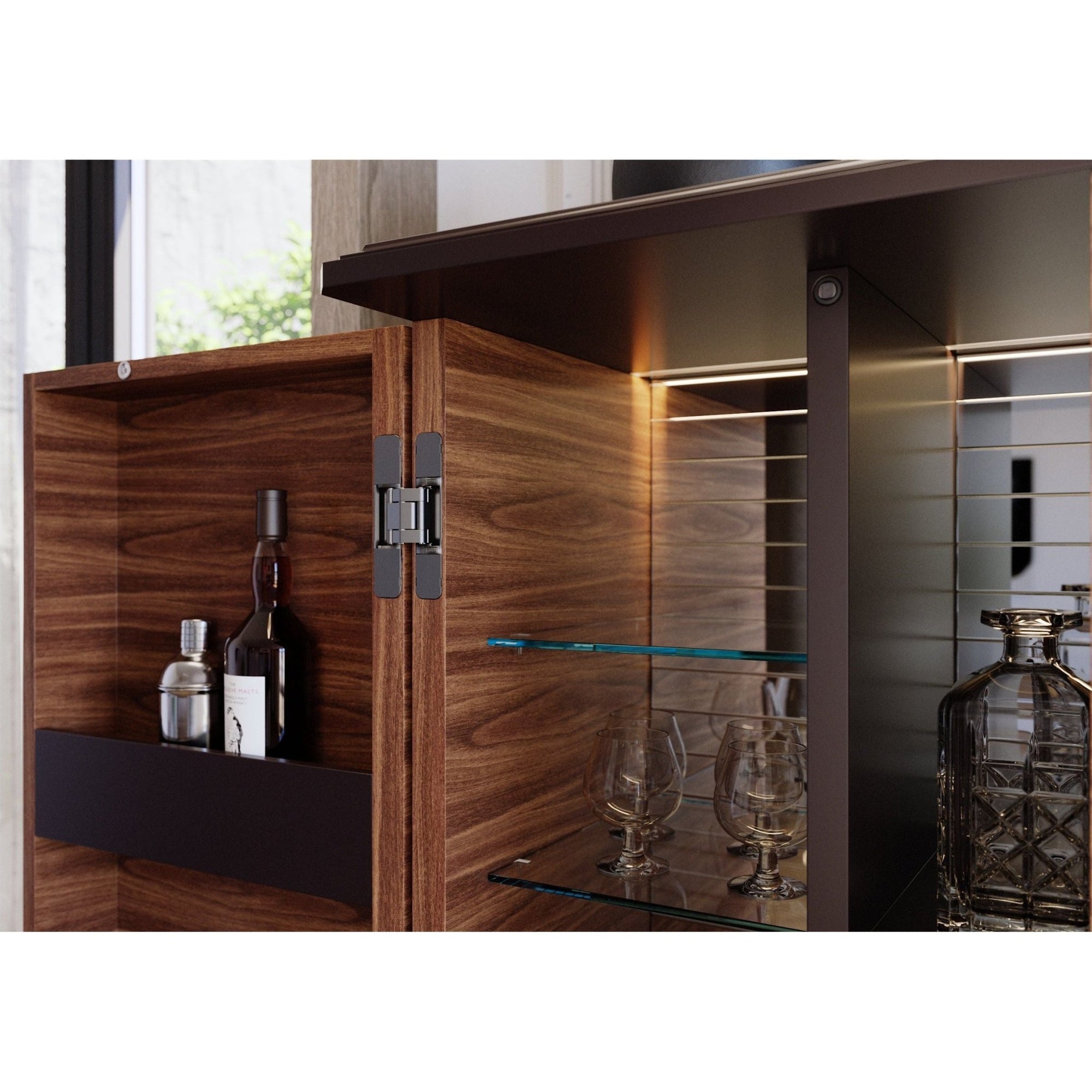 G - BAR WALNUT - Bar cabinet - Ultramobili - AIRE