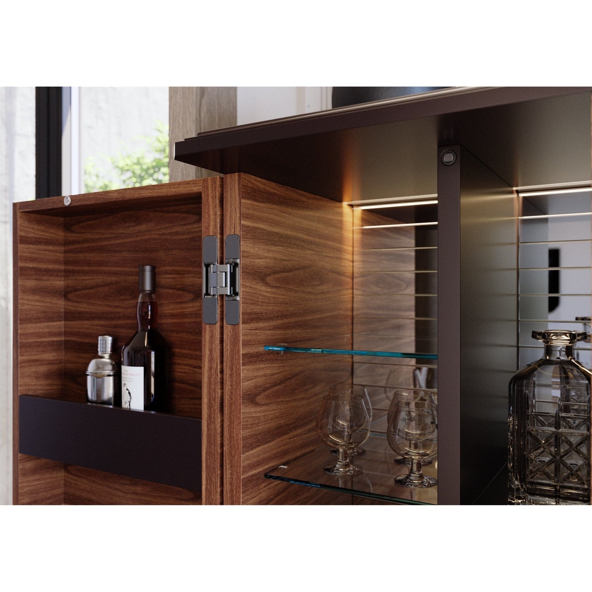 G - BAR WALNUT - Bar cabinet - Ultramobili - AIRE