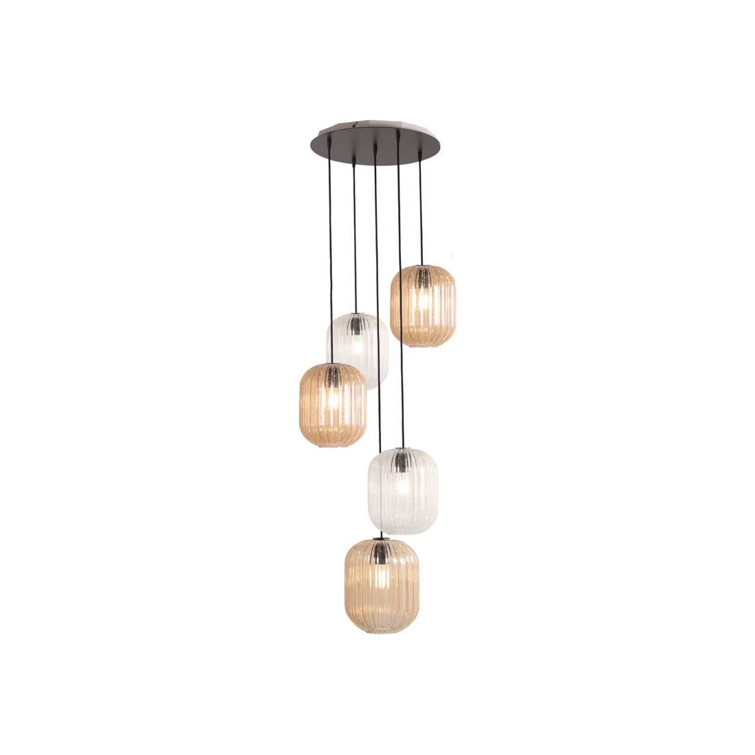 HAMMAM PENDANT LIGHT (5 LIGHTS) - Lighting - Concept Verre - AIRE