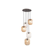 HAMMAM PENDANT LIGHT (5 LIGHTS) - Lighting - Concept Verre - AIRE