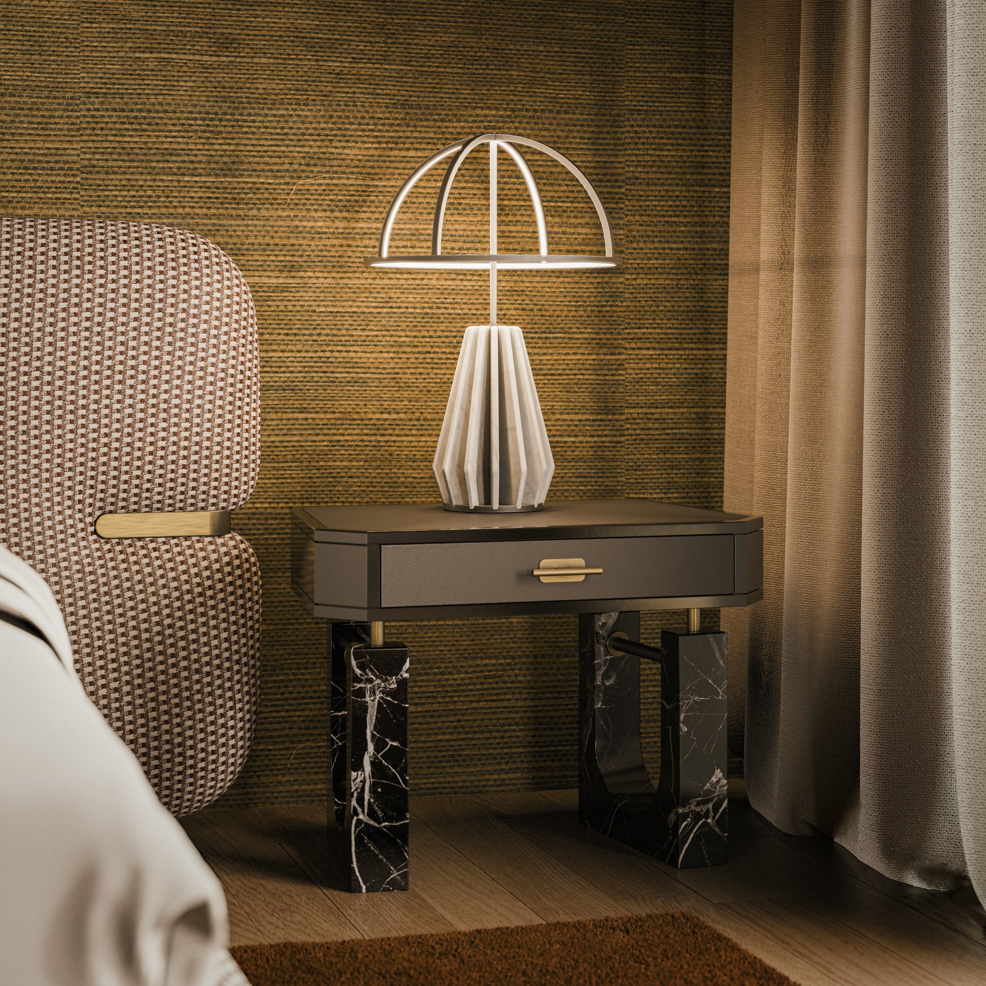 LINCOLN BEDSIDE TABLE