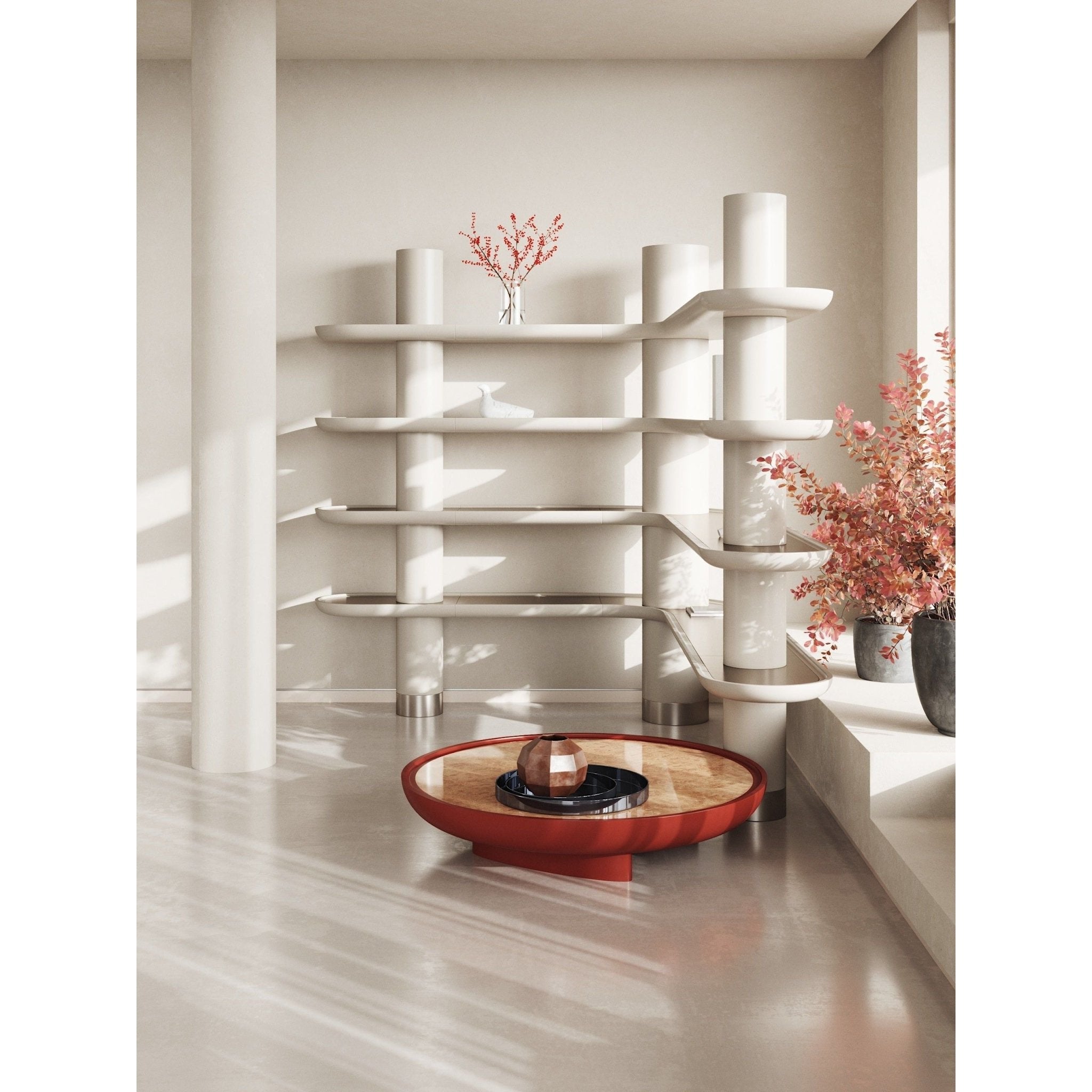 MINA CORNER LIBRARY - Library and wall units - Ultramobili - AIRE