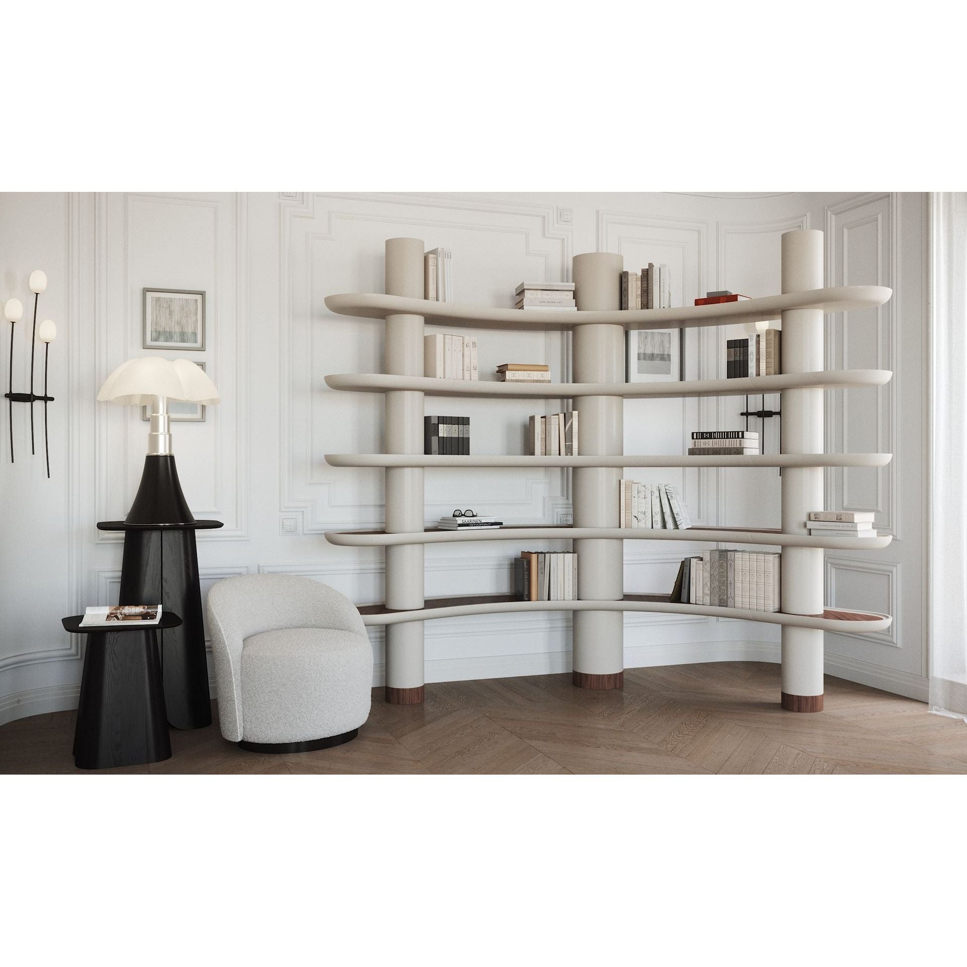 MINA LIBRARY - Library and wall units - Ultramobili - AIRE