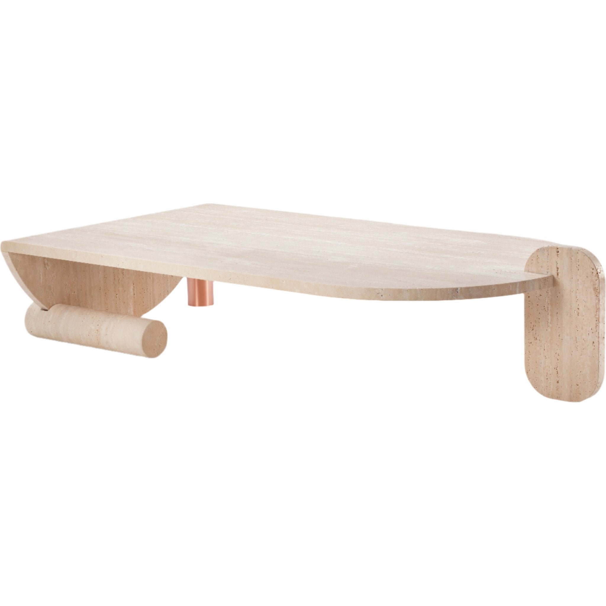 PLAYING GAMES TRAVERTINE COFFEE TABLE - Coffee table - Dooq - AIRE