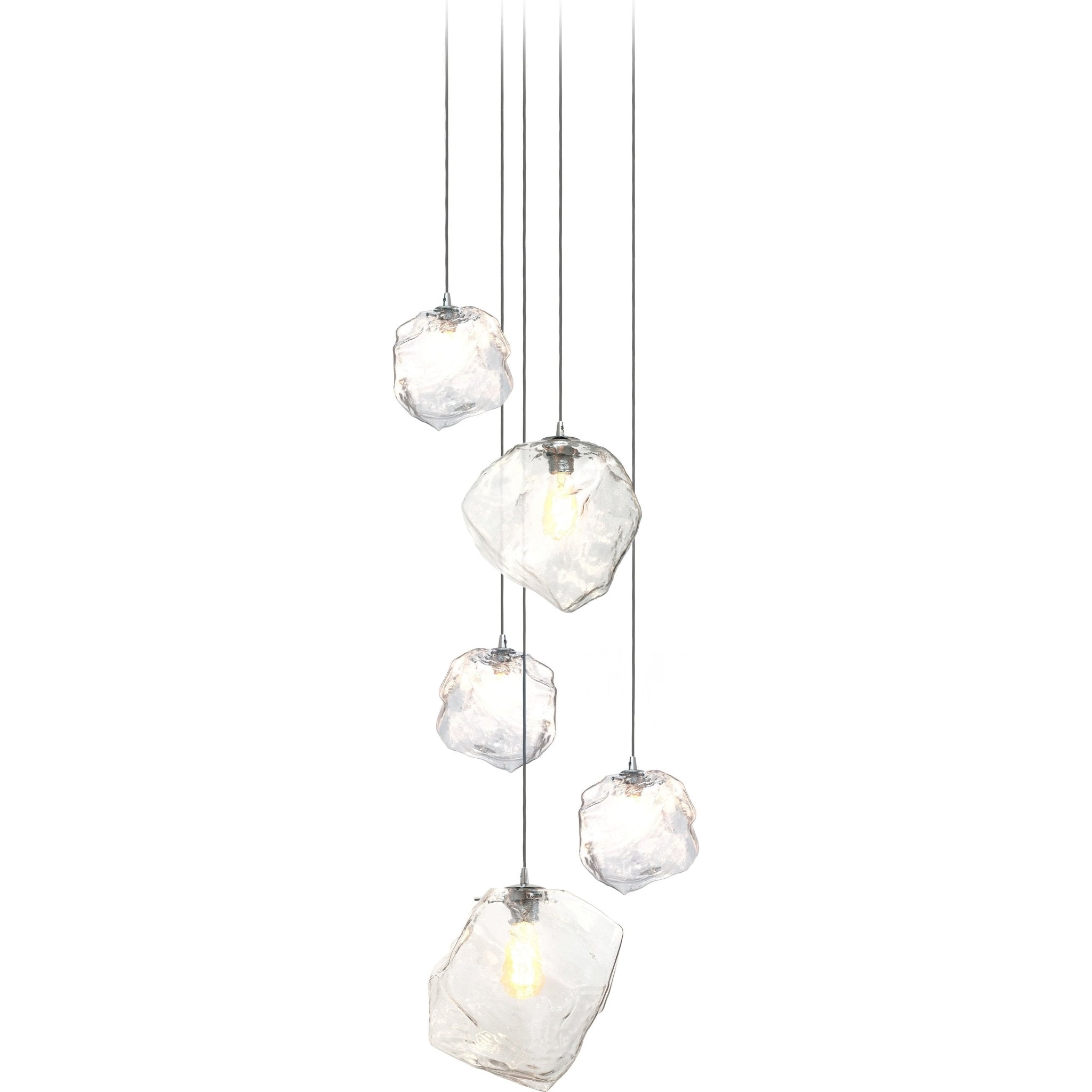 QUARTZ PENDANT LIGHT (5 LIGHTS) - Lighting - Concept Verre - AIRE