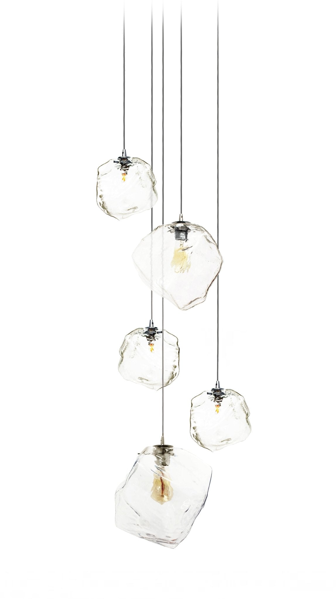 QUARTZ PENDANT LIGHT (5 LIGHTS) - Lighting - Concept Verre - AIRE