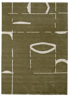 RUG I - GREEN BOTANICAL SILK