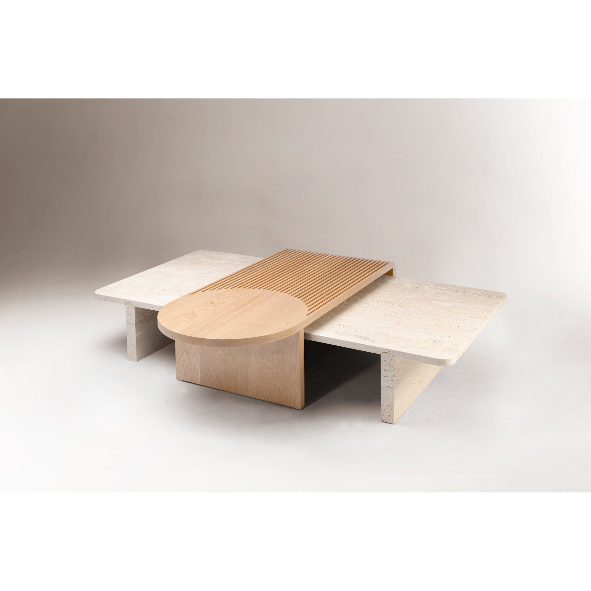 STICK AND STONE COFFEE TABLE - Coffee table - Dooq - AIRE